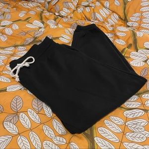 Black Jogger Sweatpants Size L